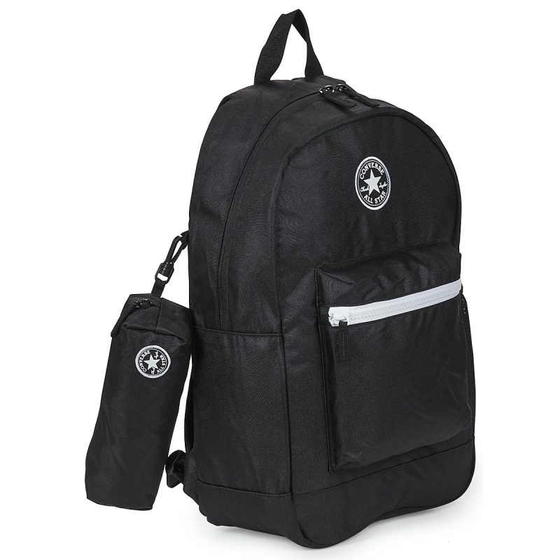 Bambina Converse CONVERSE BACKPACK PENCIL CASE Nero Zaino Bambina - 2