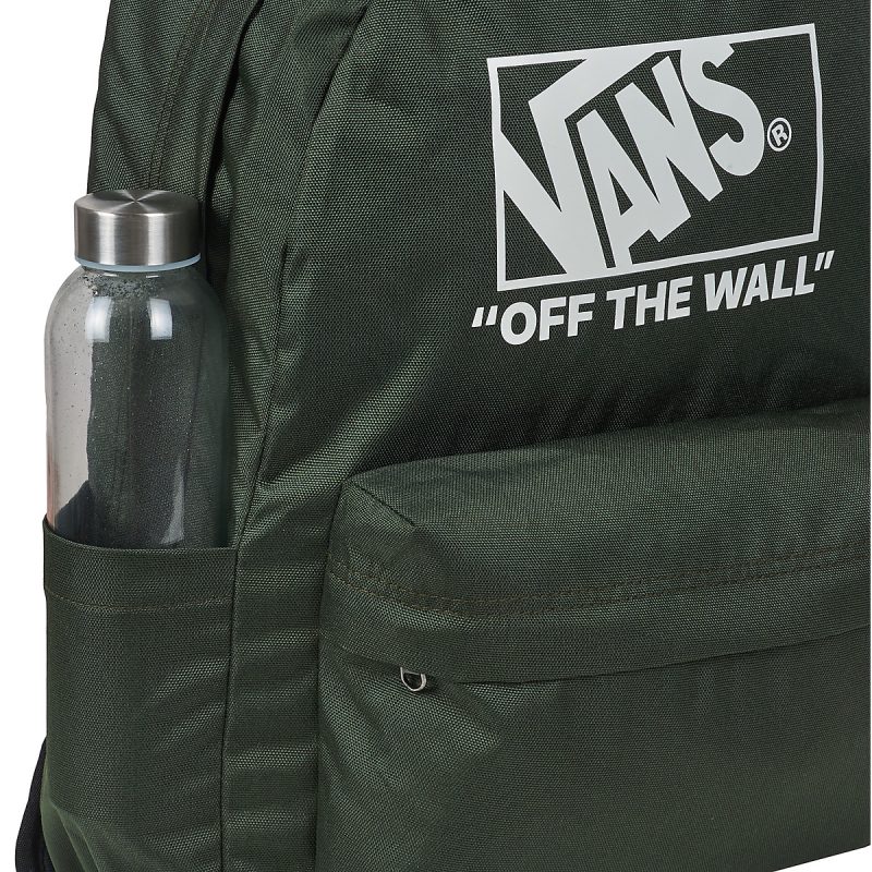 Uomo Vans OLD SKOOL BACKPACK Kaki Zaino Uomo - 4