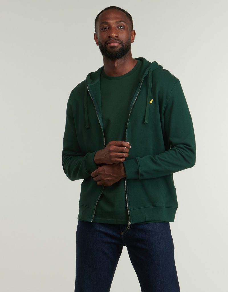 Sport Jacke Lyle & Scott Gr&uuml;ne Herren-Sportjacke mit Rei&szlig;verschluss und Kapuze - 2