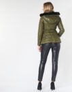 Daunenjacke Moony Mood LILOU Kaki Piumini Donna - 4