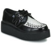 TUK Viva Hi Sole Creeper Nero Derby Donna