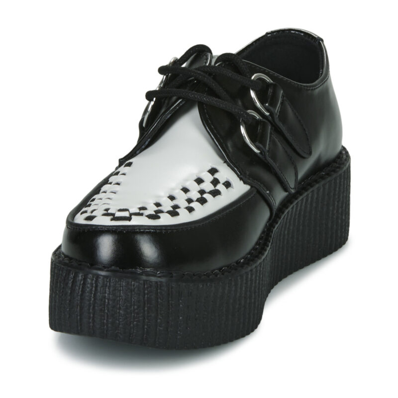TUK Viva Hi Sole Creeper Nero Derby Donna - 3