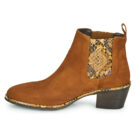 Regard  NOISY V2 VELOURS SAFRAN  Marrone Stivaletti Donna - 4