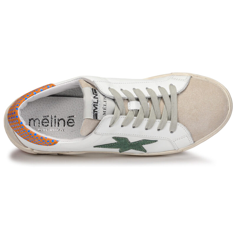 Meline NK1364 Bianco Sneakers basse Donna - 6