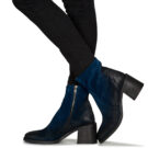 Fru.it  7740-553-CHELIN-PETROL  Marine -  Stivaletti Donna - 8