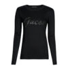 Maglione Guess LILIANE RN LS Nero Maglioni Donna