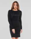 Pull  Guess Pulls noirs &agrave; manches longues pour femmes LILIANE RN - 2