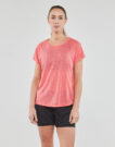 Only Play ONPJIES LOOSE BURNOUT SS TEE Orange T-Shirt Kurzarm Damen - 2