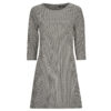 Abito corto Only ONLBRILLIANT 3/4 CHECK DRESS JRS Nero Abiti corti Donna