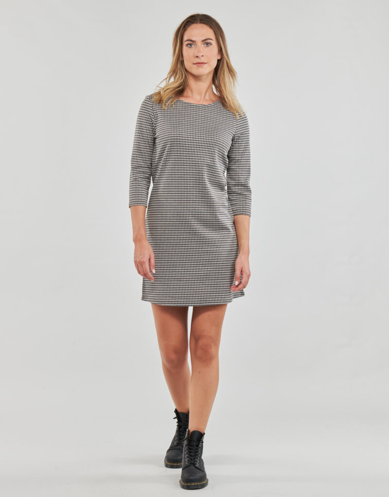 Only ONLBRILLIANT 3/4 CHECK DRESS JRS Black Short Dresses Women - 2