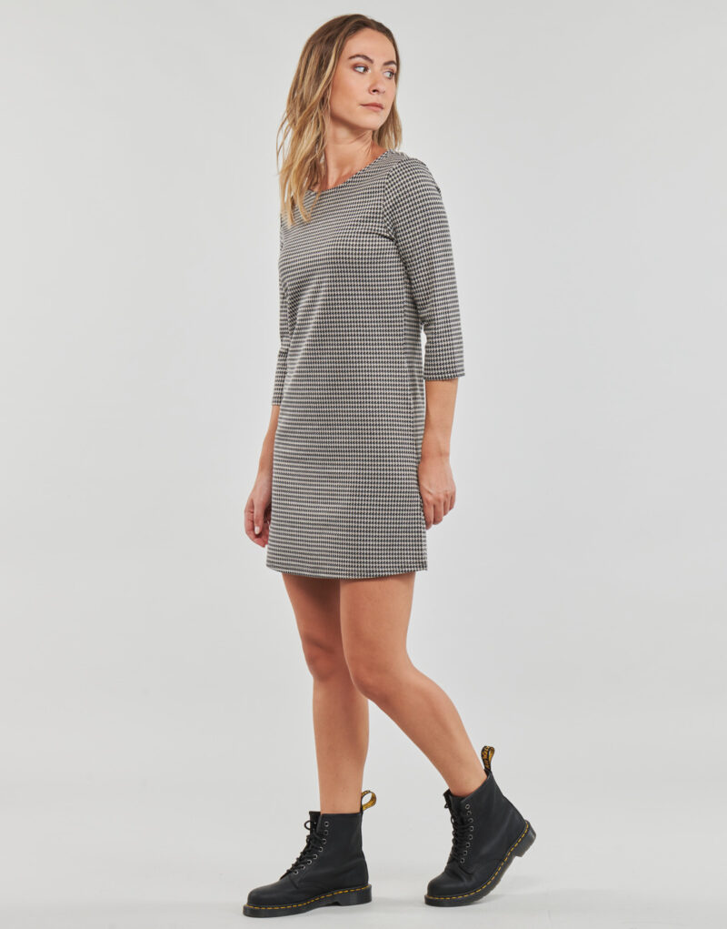 Only ONLBRILLIANT 3/4 CHECK DRESS JRS Black Short Dresses Women - 3