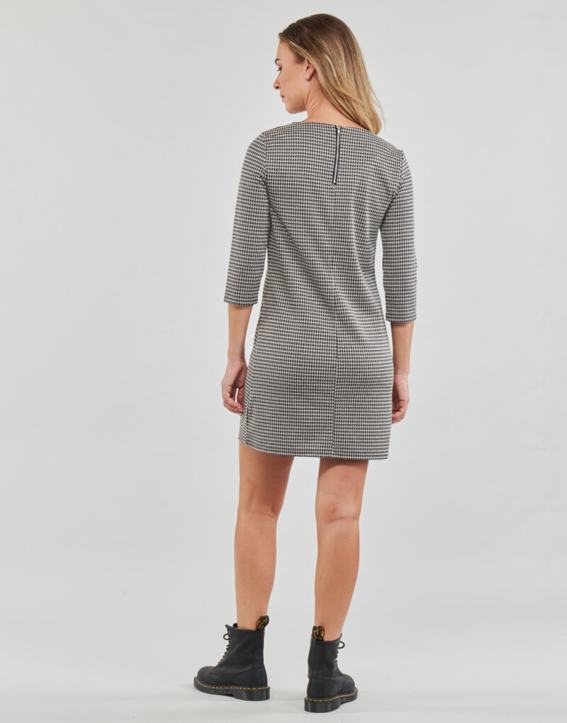 Only ONLBRILLIANT 3/4 CHECK DRESS JRS Black Short Dresses Women - 4