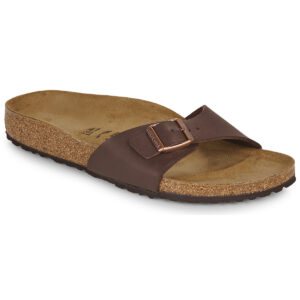 BIRKENSTOCK Madrid Birko-flor / Nero / Brown / Stretto Marrone Ciabatta Donna