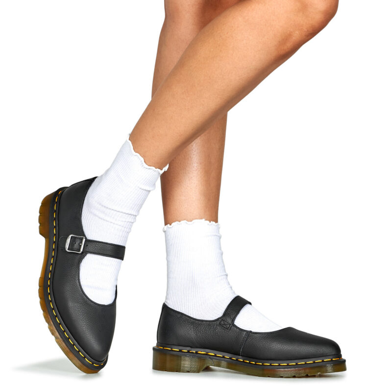 Dr. Martens Elphie Mary Jane Nero Ballerine Donna - 8