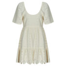 Abito corto Rip Curl SAN CARLOS LA JOYA S/S MINI Beige Abiti corti Donna - 1