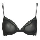 Balconcino Calvin Klein Jeans UNLINED PLUNGE Nero Balconcino Donna - 1