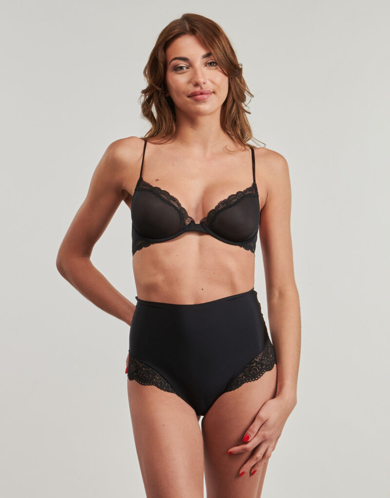 Balconcino Calvin Klein Jeans UNLINED PLUNGE Nero Balconcino Donna - 2