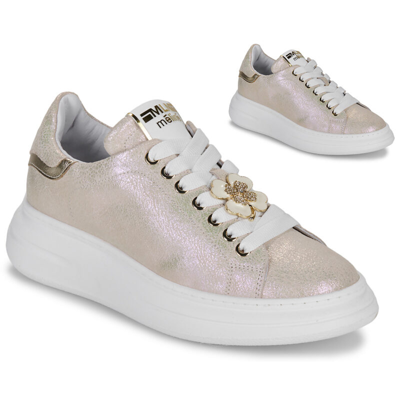 Meline  662ACC-BI-E576  Beige -  Sneakers basse Donna - 1