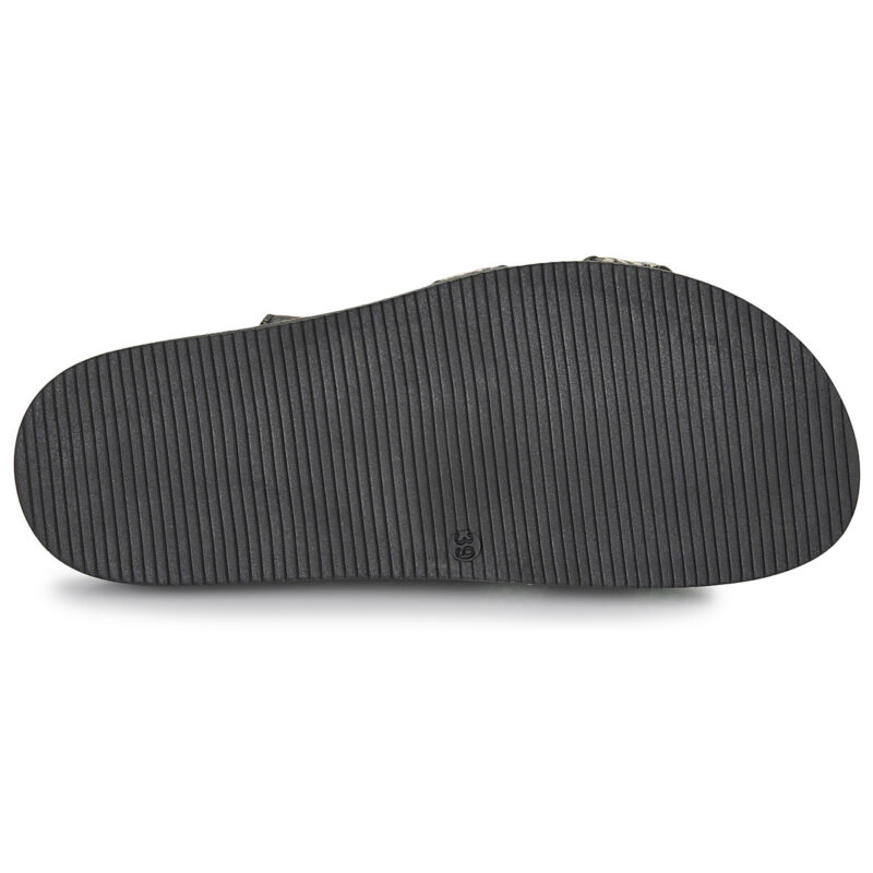 Ex&eacute; Shoes 966-KIMOLOS-LEATHER-BEIGE-BLACK Nero Ciabatta Donna - 7