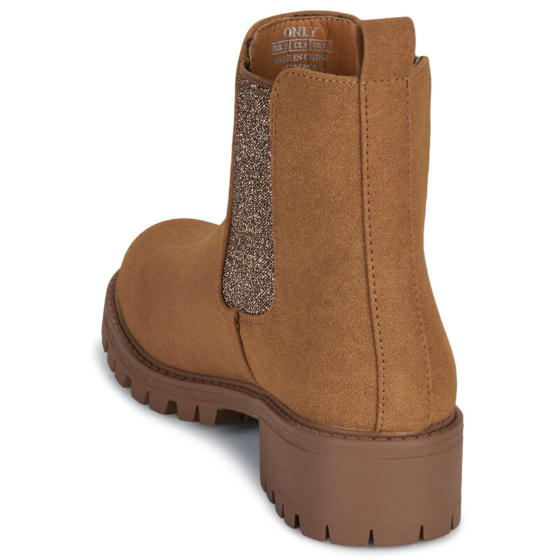 Only ONLZOE NUBUCK Marrone Stivaletti Donna - 5