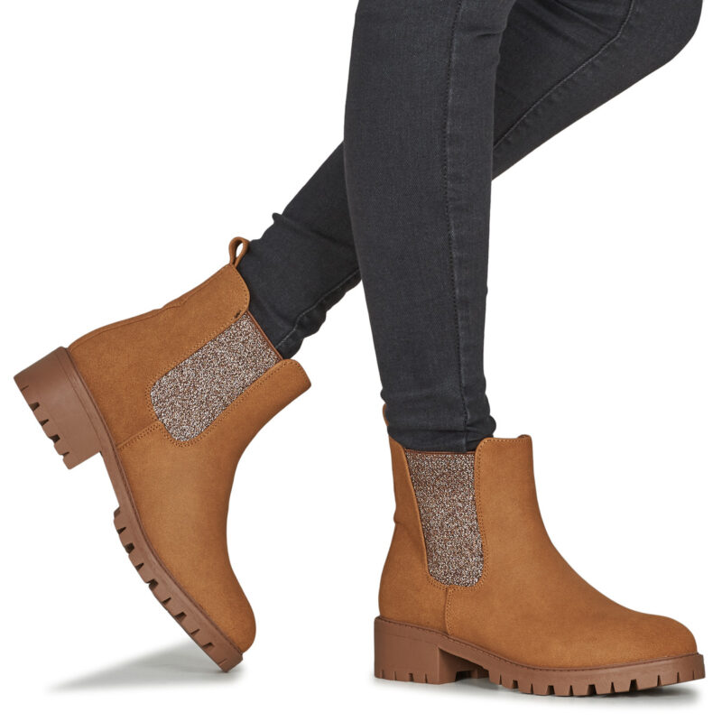 Only ONLZOE NUBUCK Marrone Stivaletti Donna - 8