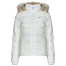 Piumino  Tommy Jeans  TJW BASIC HOODED DOWN JACKET EXT  Bianco -   Piumini Donna - 1