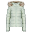 Piumino  Tommy Jeans  TJW BASIC HOODED DOWN JACKET EXT  Verde -   Piumini Donna - 1