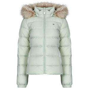 Piumino  Tommy Jeans  TJW BASIC HOODED DOWN JACKET EXT  Verde -   Piumini Donna