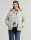 Piumino  Tommy Jeans  TJW BASIC HOODED DOWN JACKET EXT  Verde -   Piumini Donna - 2