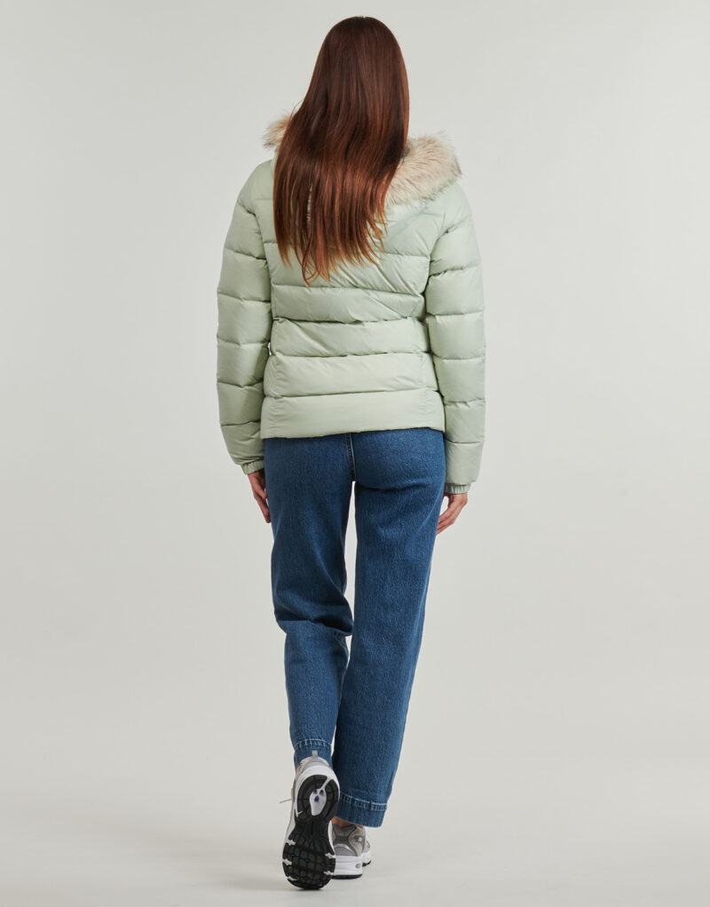 Piumino  Tommy Jeans  TJW BASIC HOODED DOWN JACKET EXT  Verde -   Piumini Donna - 4