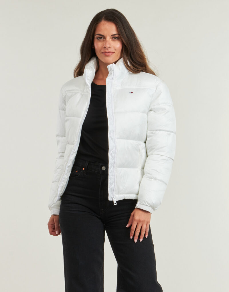 Piumino Tommy Jeans TJW PCKBL HOOD ESS PUFFER EXT Bianco Piumini Donna - 2