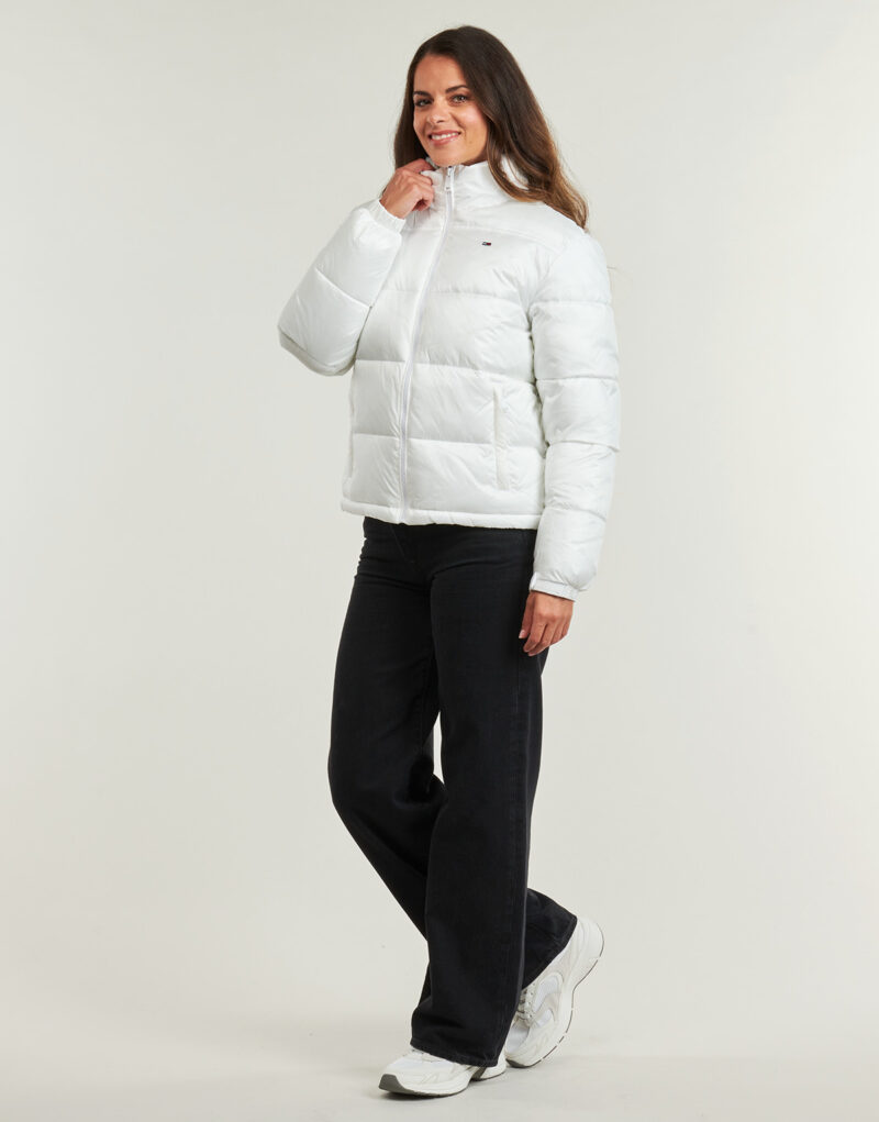 Piumino Tommy Jeans TJW PCKBL HOOD ESS PUFFER EXT Bianco Piumini Donna - 3