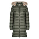 Tommy Jeans TJW ESSENTIAL HOODED DOWN COAT Green Down Jacket Women - 1