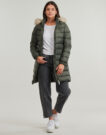 Tommy Jeans TJW ESSENTIAL HOODED DOWN COAT Green Down Jacket Women - 2
