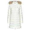Piumino  Tommy Jeans  TJW ESSENTIAL HOODED DOWN COAT  Bianco -   Piumini Donna