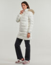 Tommy Jeans TJW ESSENTIAL HOODED DOWN COAT White Women's Down Jackets - 3
