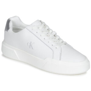 Calvin Klein Jeans  CHUNKY CUPSOLE LACEUP LTH MET  Bianco -  Sneakers basse Donna