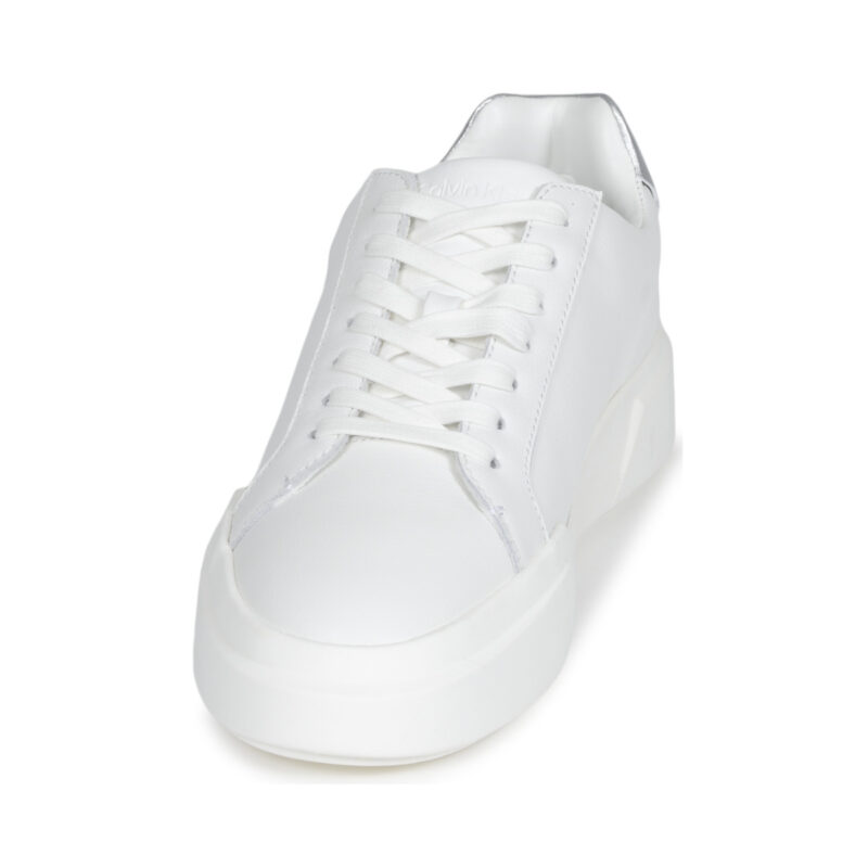 Calvin Klein Jeans CHUNKY CUPSOLE LACEUP LTH MET Bianco Sneakers basse Donna - 3
