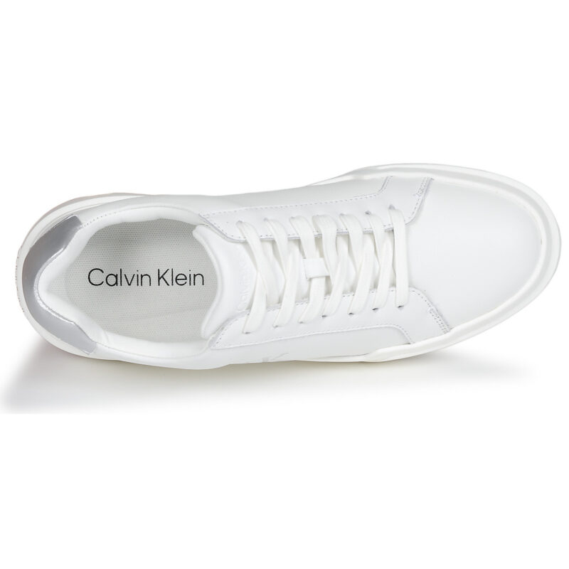 Calvin Klein Jeans CHUNKY CUPSOLE LACEUP LTH MET Bianco Sneakers basse Donna - 6