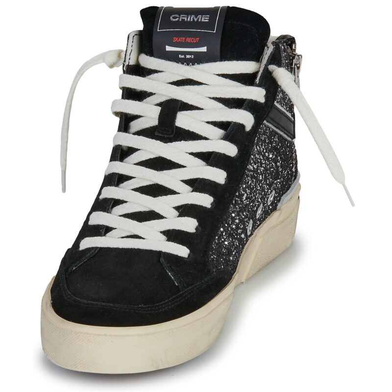 Crime London RECUT HIGH Nero - Sneakers alte Donna - 3