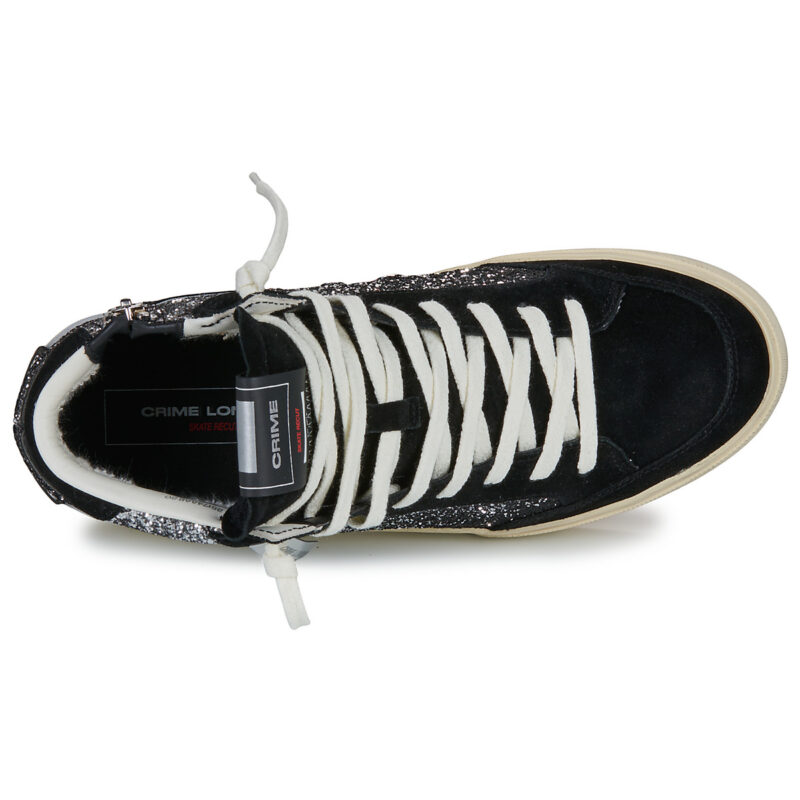 Crime London RECUT HIGH Nero - Sneakers alte Donna - 6