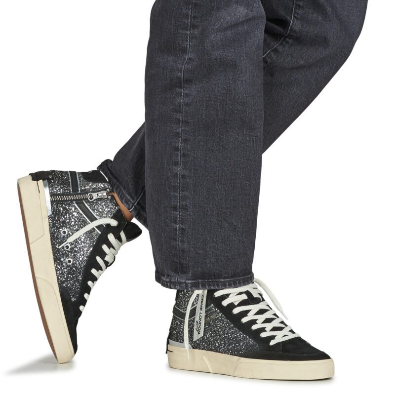 Crime London RECUT HIGH Nero - Sneakers alte Donna - 8
