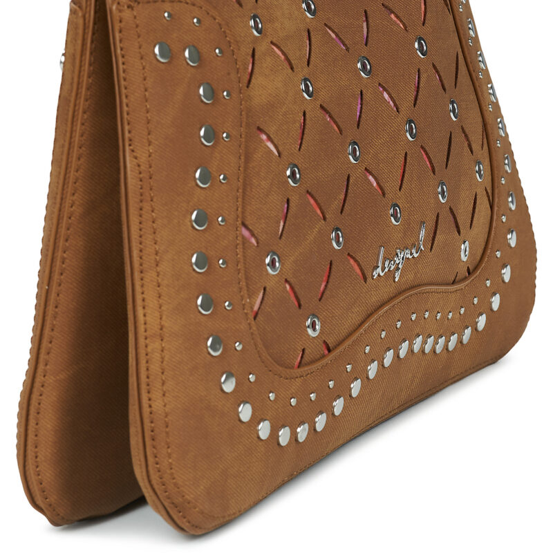 Desigual YANKEE MANAOS Marrone Borse a spalla Donna - 4