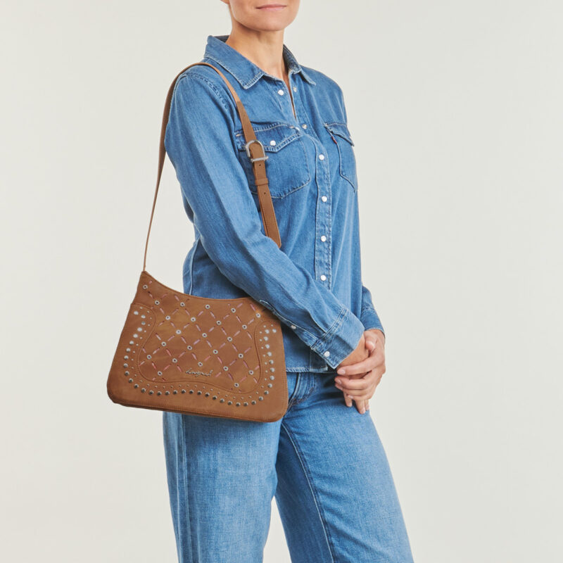 Desigual YANKEE MANAOS Marrone Borse a spalla Donna - 6