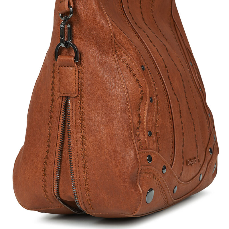 Desigual EMBRO PATCH LOVERTY Marrone Borsa a tracolla Donna - 4