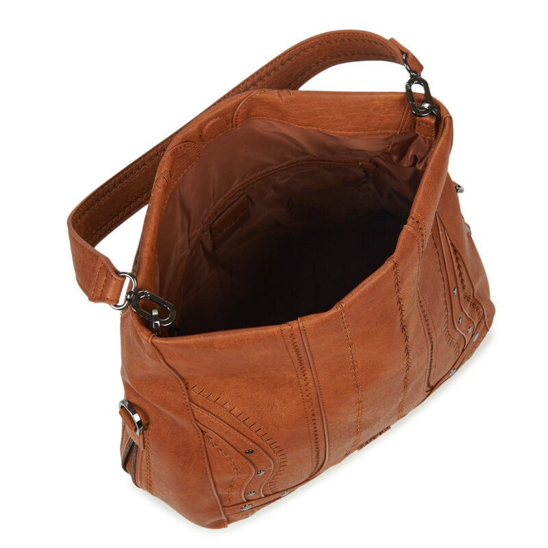 Desigual EMBRO PATCH LOVERTY Marrone Borsa a tracolla Donna - 5