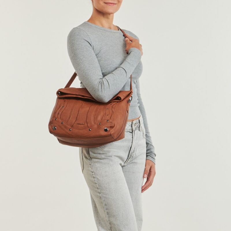 Desigual EMBRO PATCH LOVERTY Marrone Borsa a tracolla Donna - 6