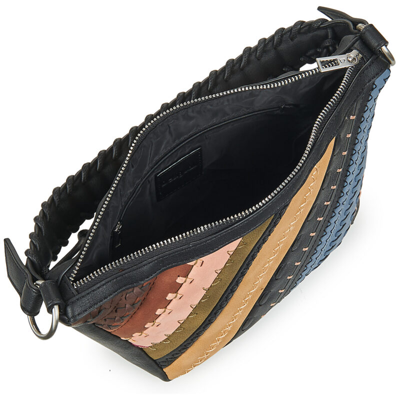 Desigual QUEBEC WHIPSTITCH PATCH MUNICH MINI Multicolore Borsa a tracolla Donna - 5
