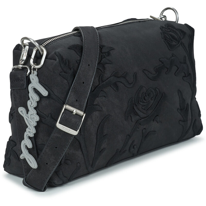 Desigual ROMEO FLORAL BERGAMO Nero Borse a spalla Donna - 4