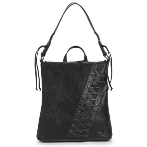 Donna Desigual BACKPACK BLACK PATCH TANGO PRETORIA MINI Nero Zaino Donna